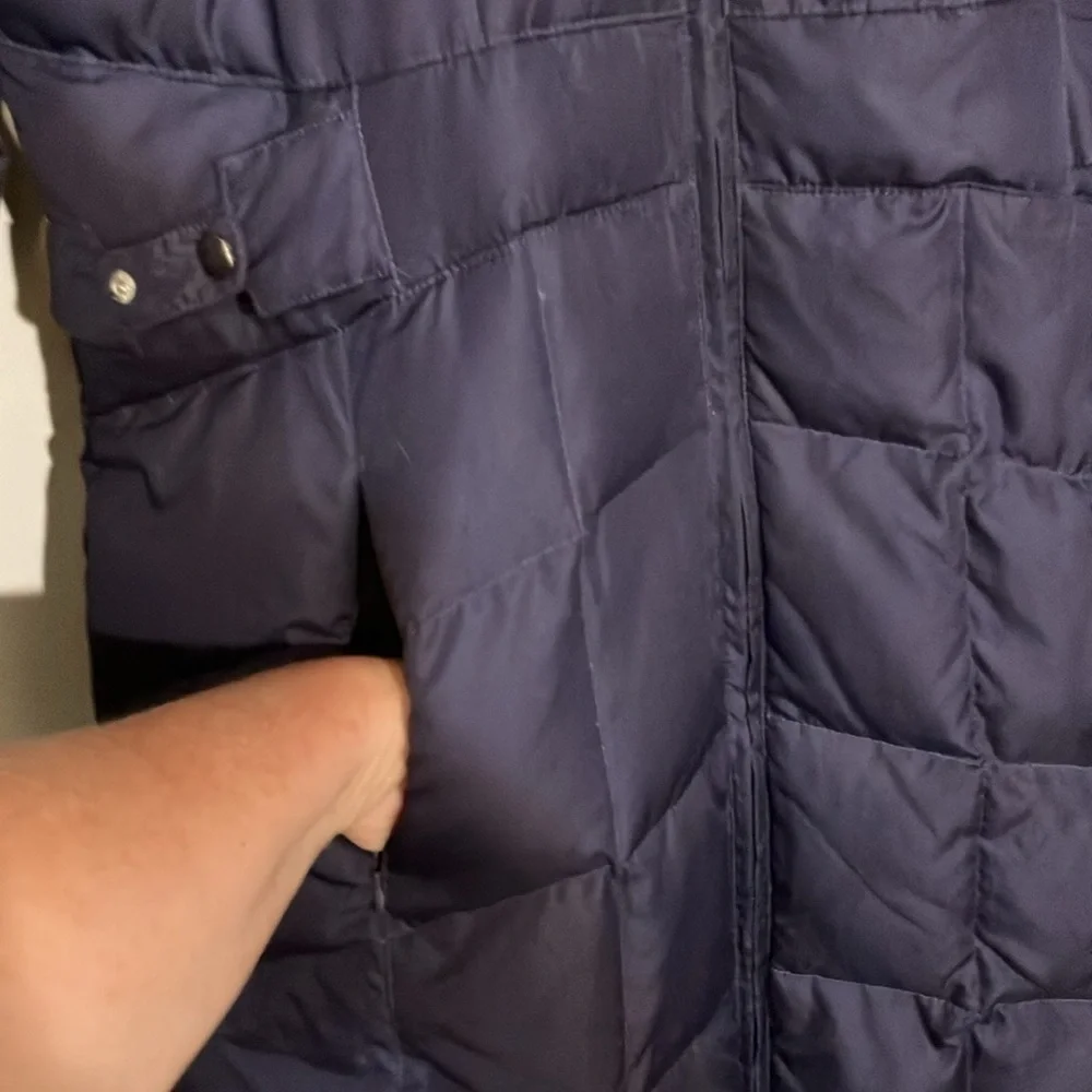 Larry Levine winter feather down puffer stadium coat women’s medium warm!!